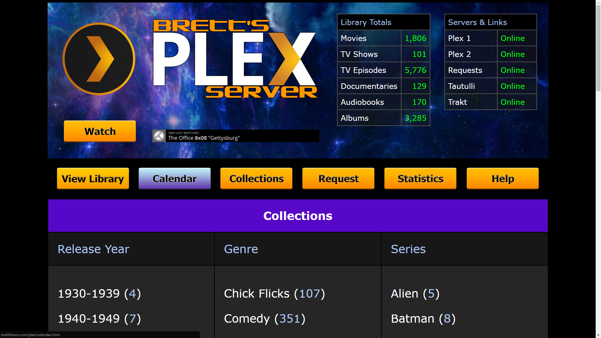 Plex Button Selected